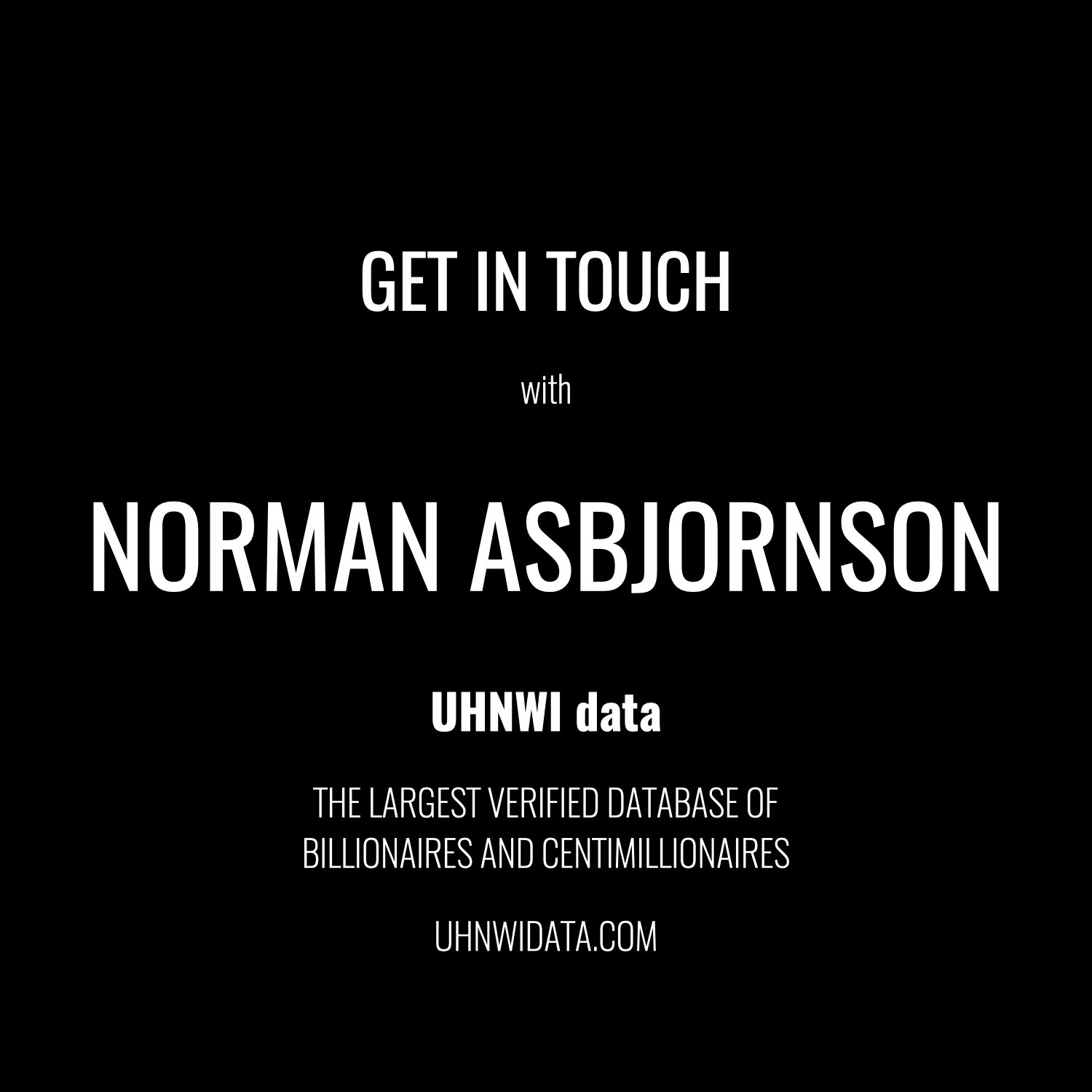 Norman Asbjornson | $1B+