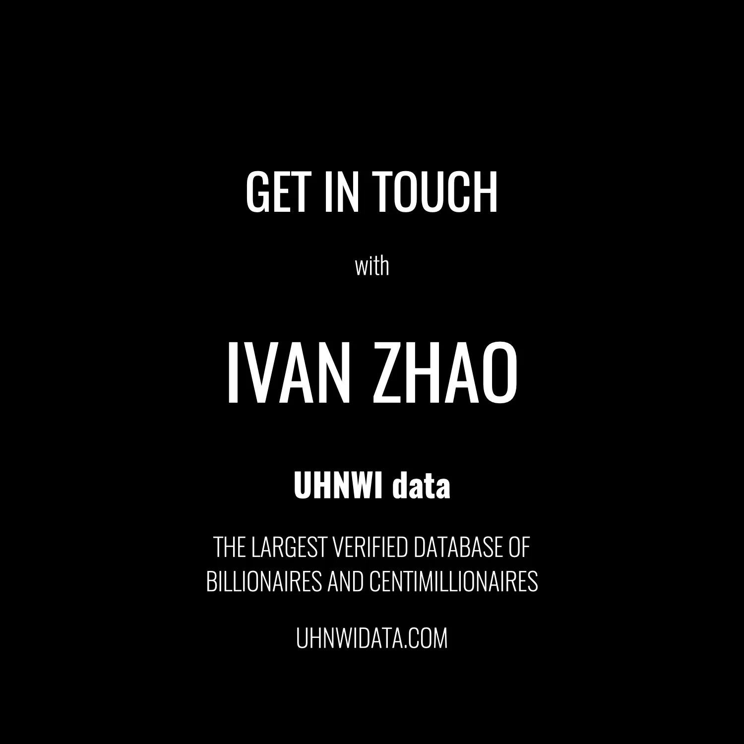 Ivan Zhao | $1B+