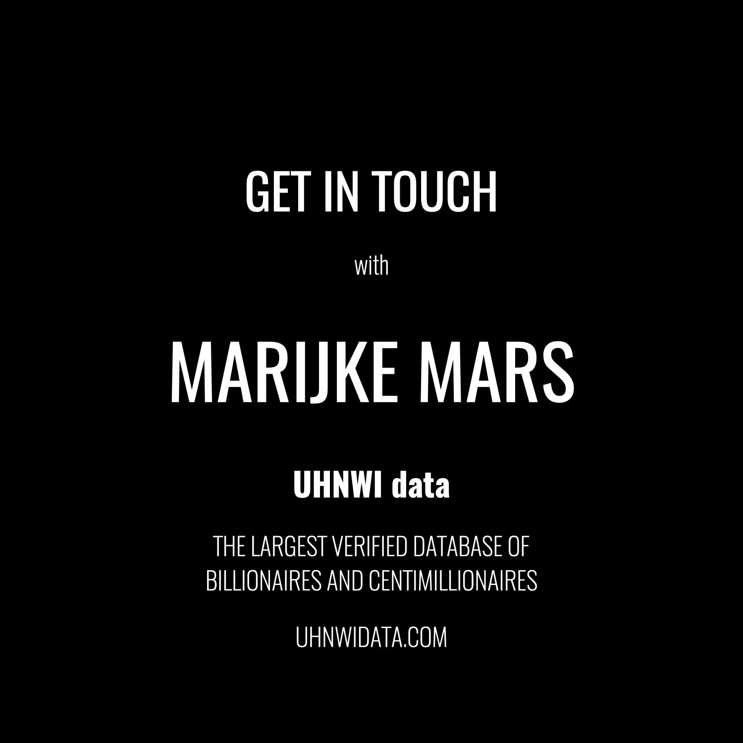 Marijke Mars | $10B+