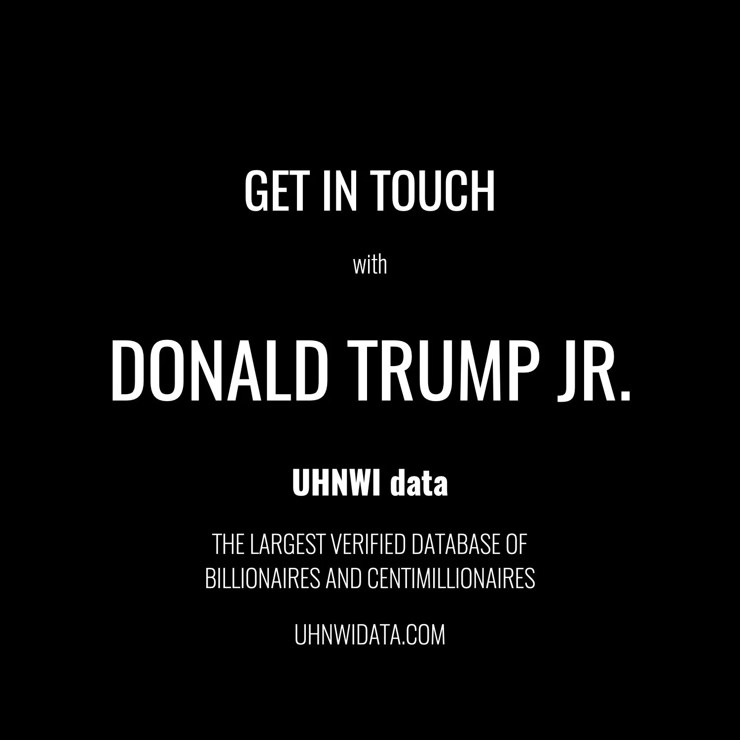 Donald Trump Jr. | $100M+