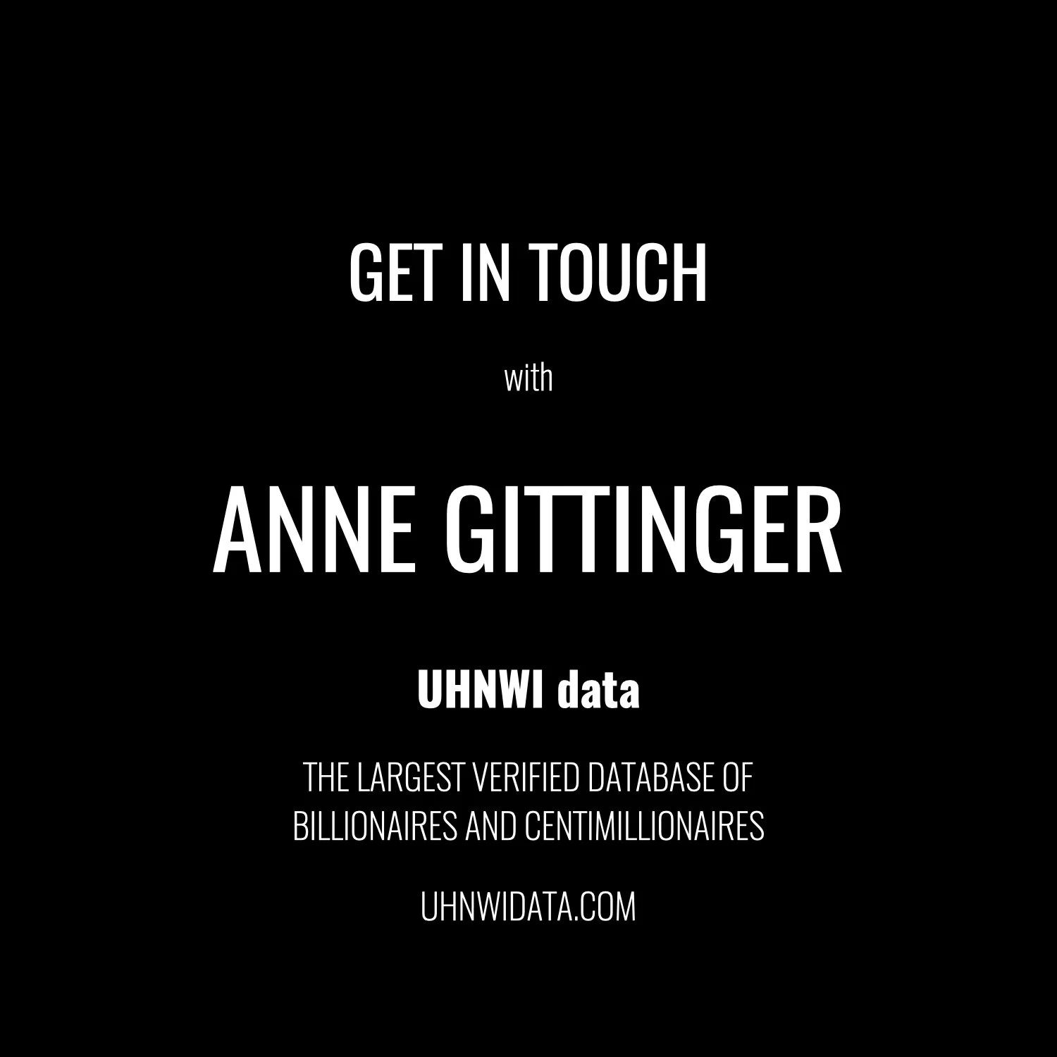 Anne Gittinger | $1B+