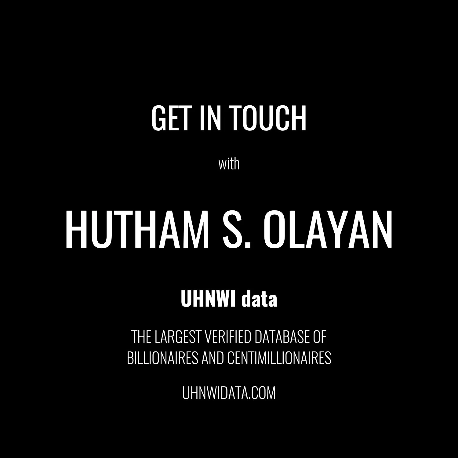 Hutham Olayan | $1B+