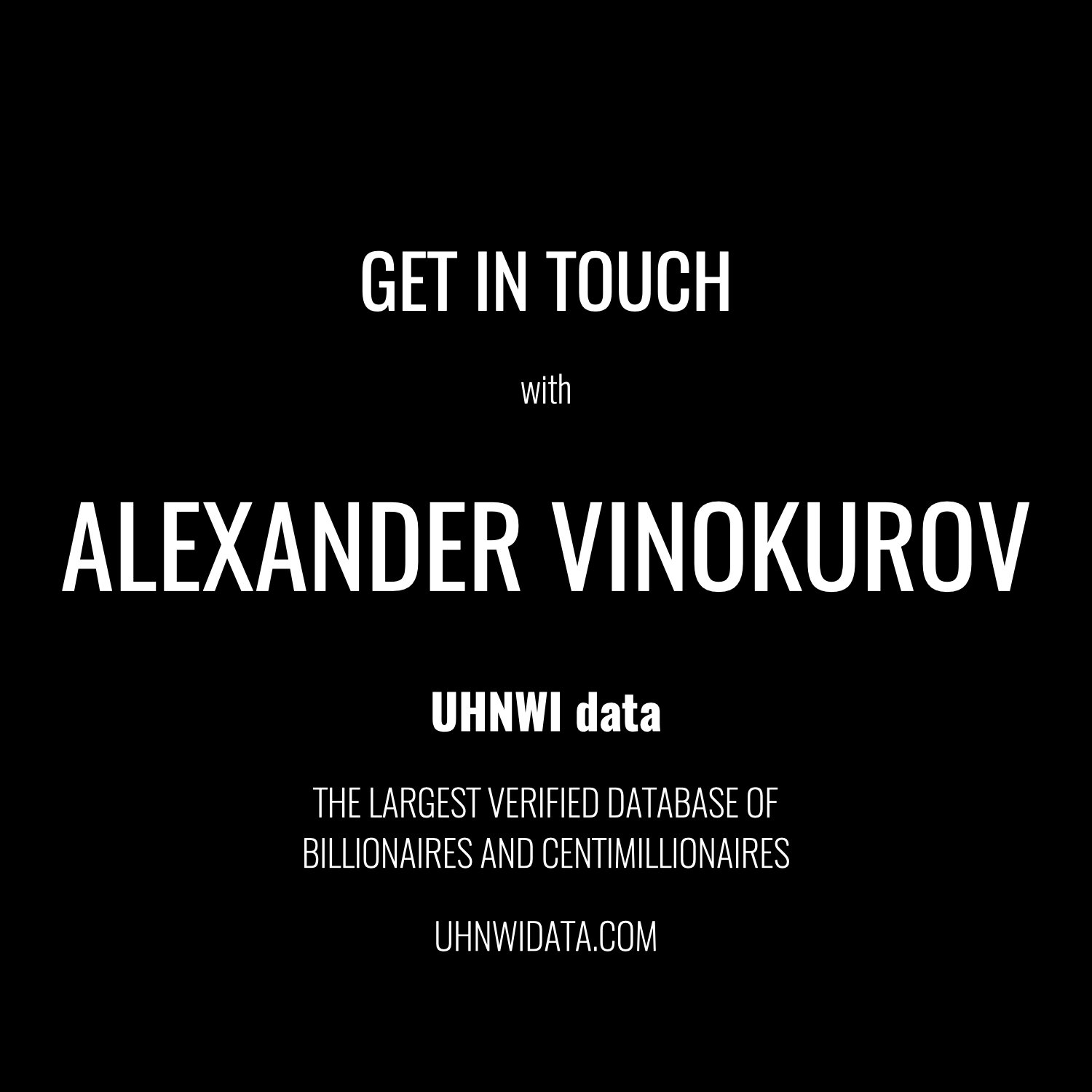 Alexander Vinokurov | $1B+