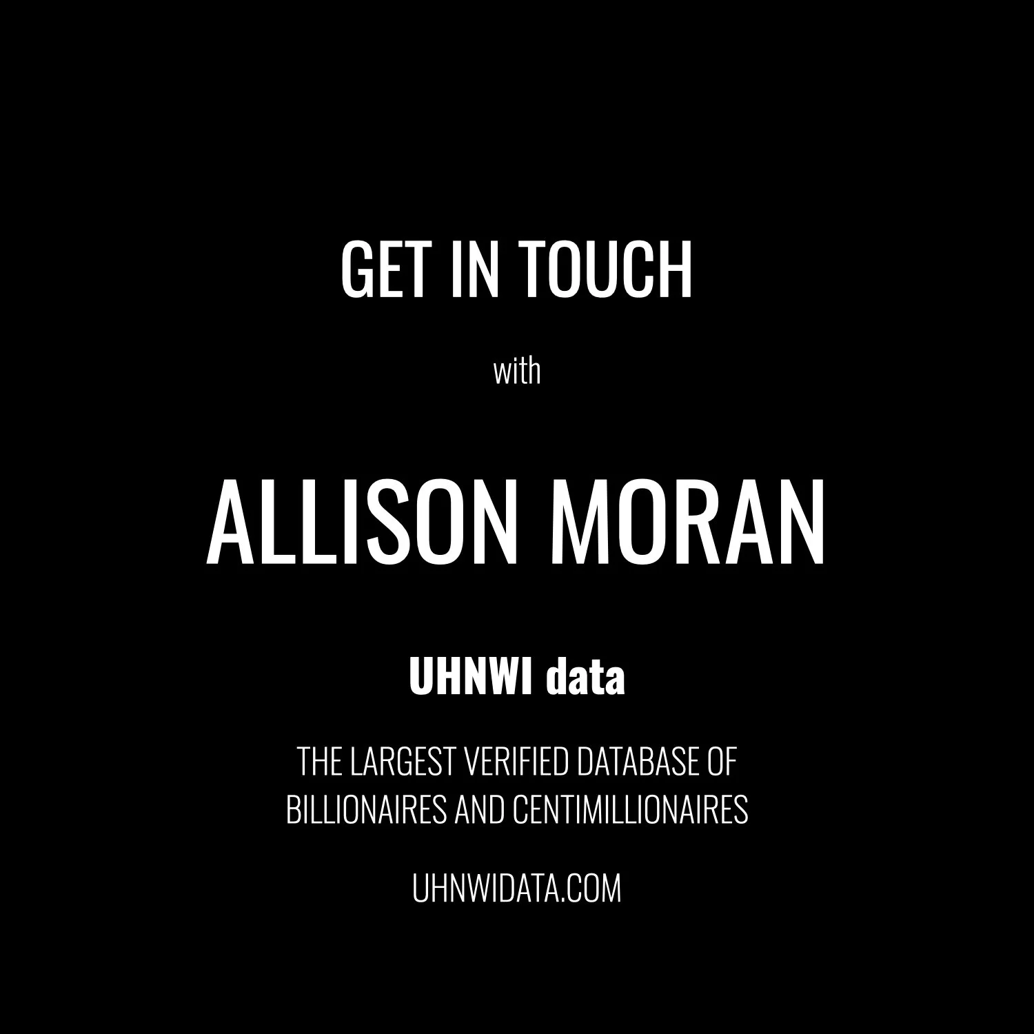 Allison Moran | $1B+