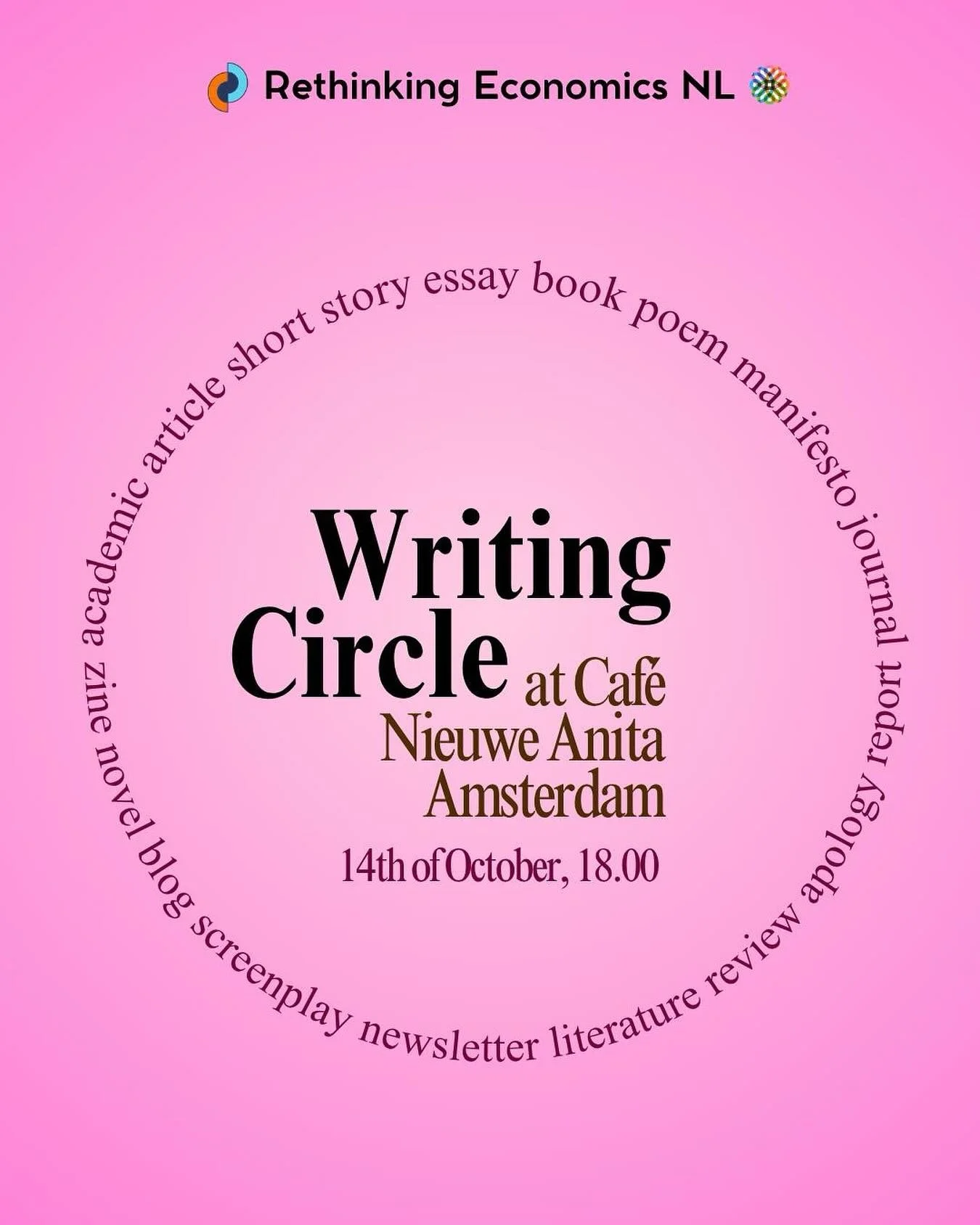 ✒️ First writing circle! 🖋️

When rethinkers come together, they have conversations and ideas, exploring economics in all its forms.

But taking the time and effort to turn those ideas into something tangible is often easier said than done.

This wr