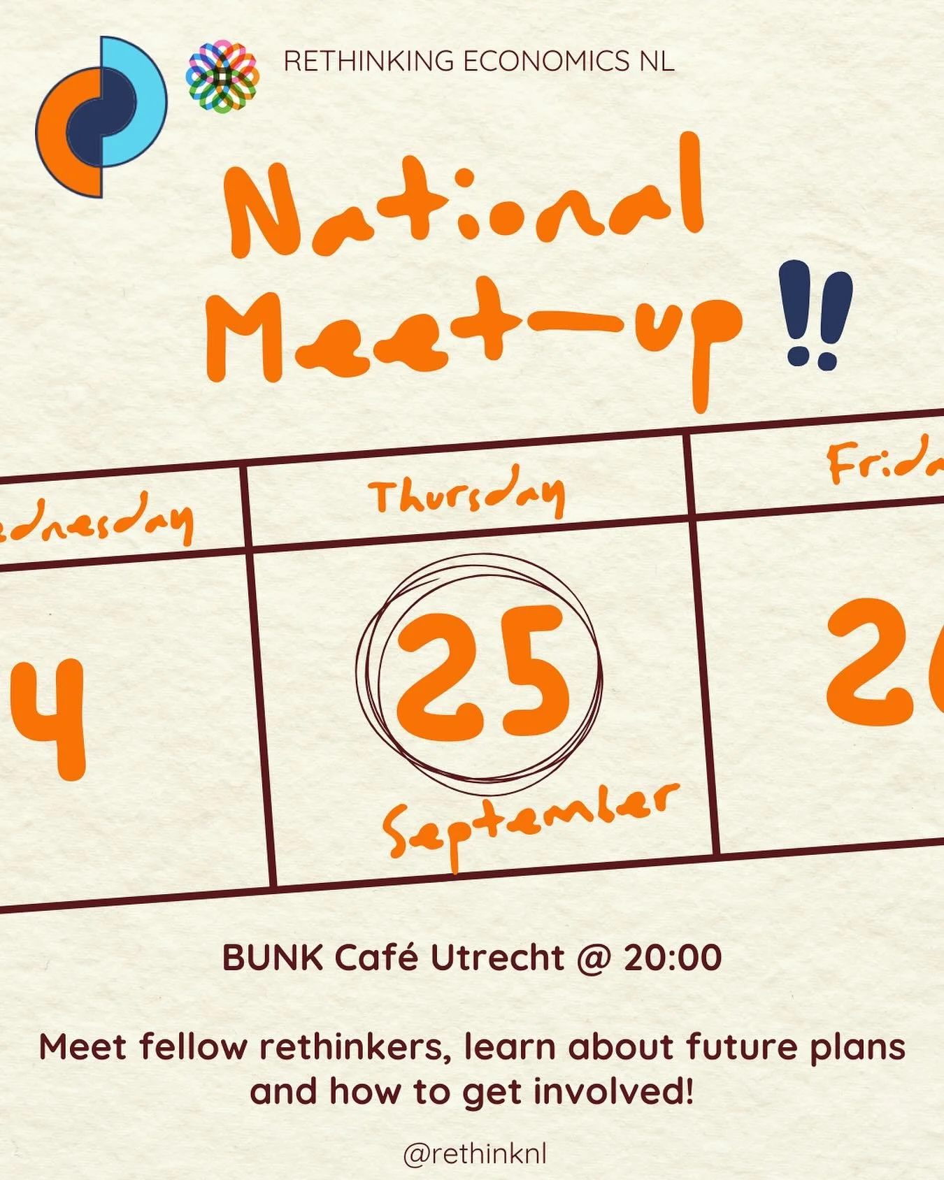 Upcoming Thursday we meet in Utrecht. We would love to meet you there! Don&rsquo;t hesitate, the world needs you &lt;3