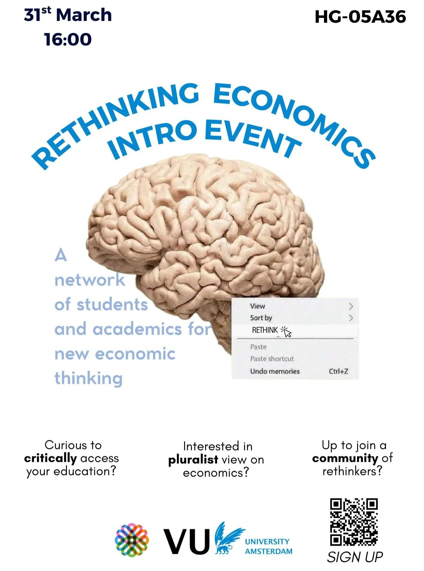 We are hosting another introduction event in Amsterdam! 

We will explore what Rethinking Economics NL does across the Netherlands, and how you can get involved! This session is open for students and academics who are interested across Amsterdam. 

J