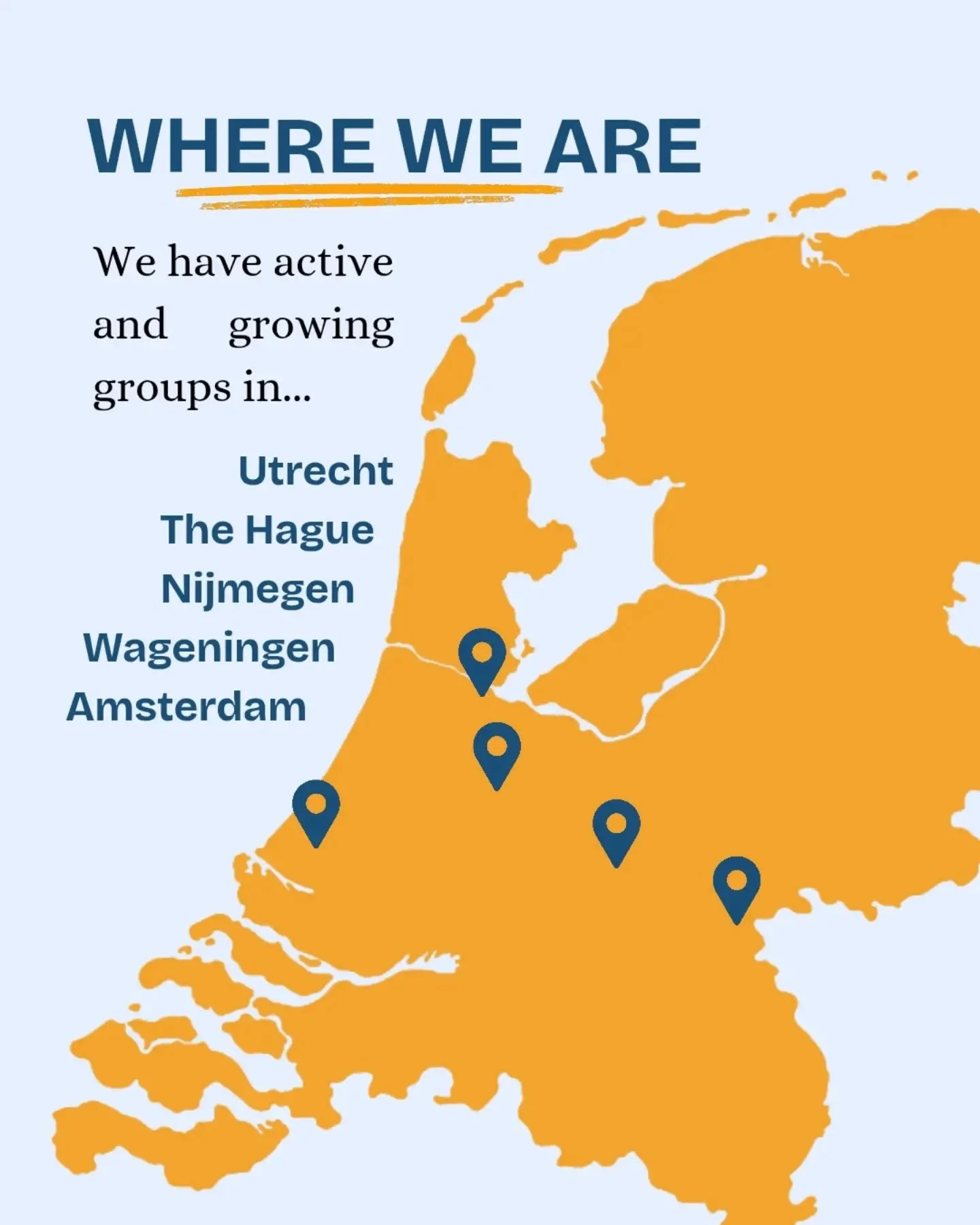 📢 We are a thriving and growing movement of academics and students making space for economic change! 

🌐 We have welcoming members based in Amsterdam, Utrecht, De Haag, Nijmegen and Wageningen.

🤔 Is there no group based at your college or univers