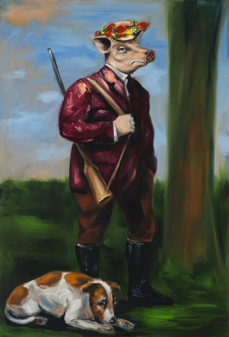 PASTORALE 8, 2016, oil on linen, 127x86 cm
