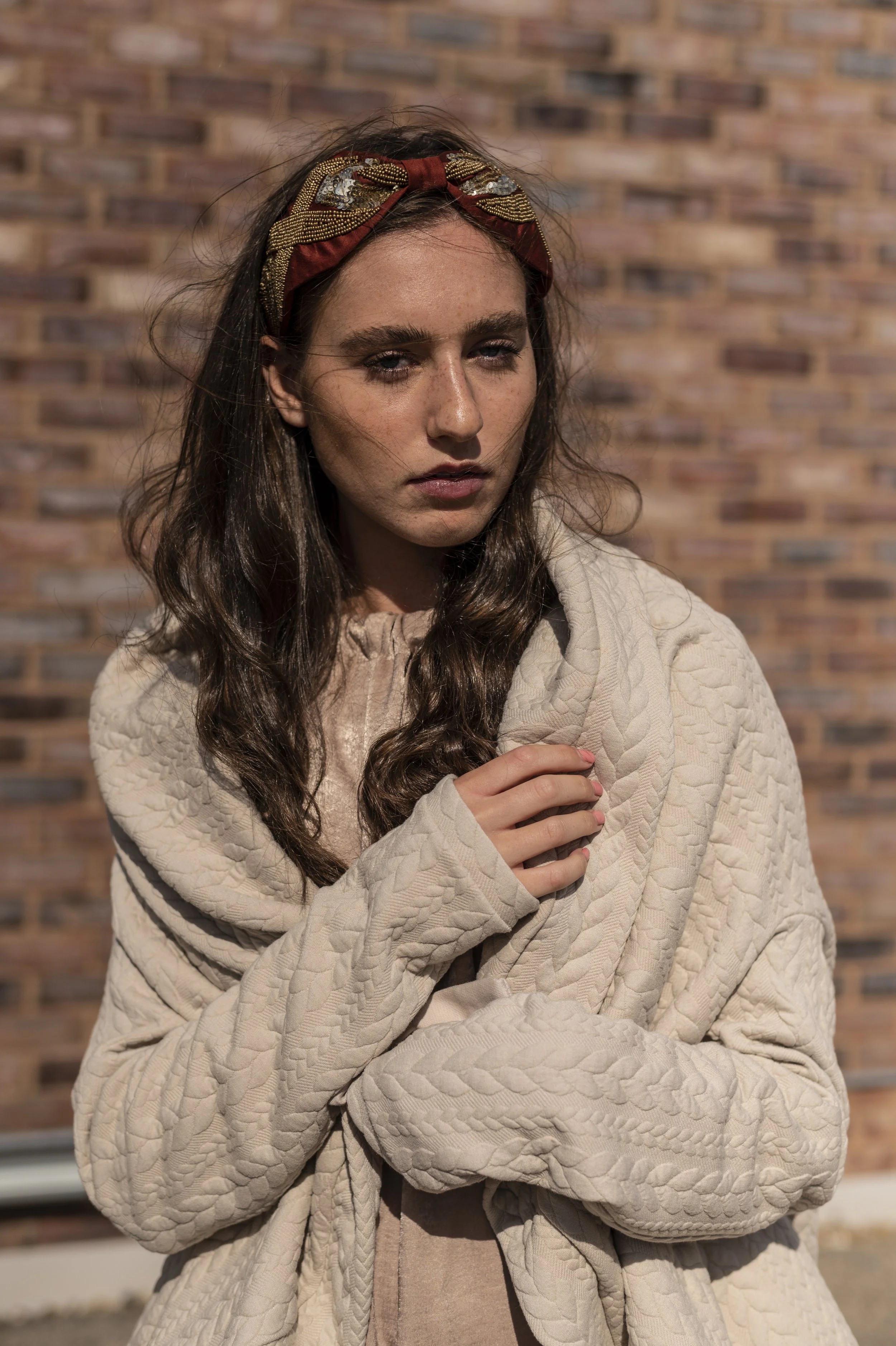 Cable Oversized Cardigan in Cream — COCOOVE fashion and lifestyle