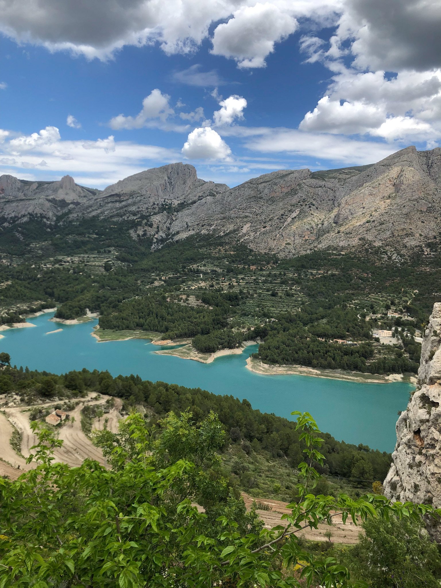 View from the hilltop, Guadalest, Spain