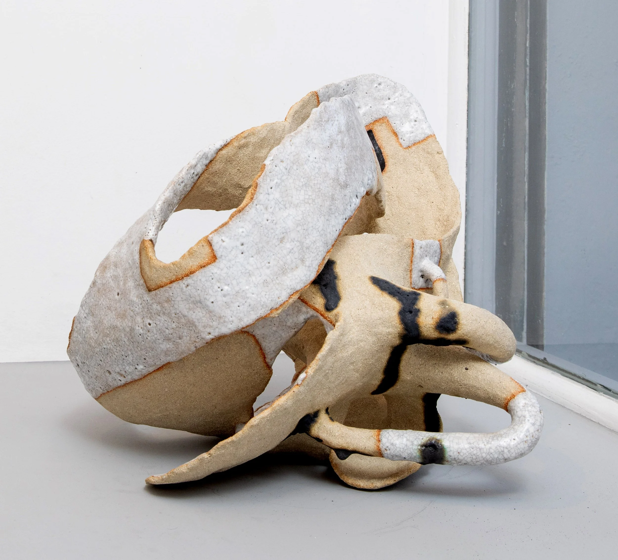 Crater 2025, College Lane Gallery, ceramic, glaze, copper