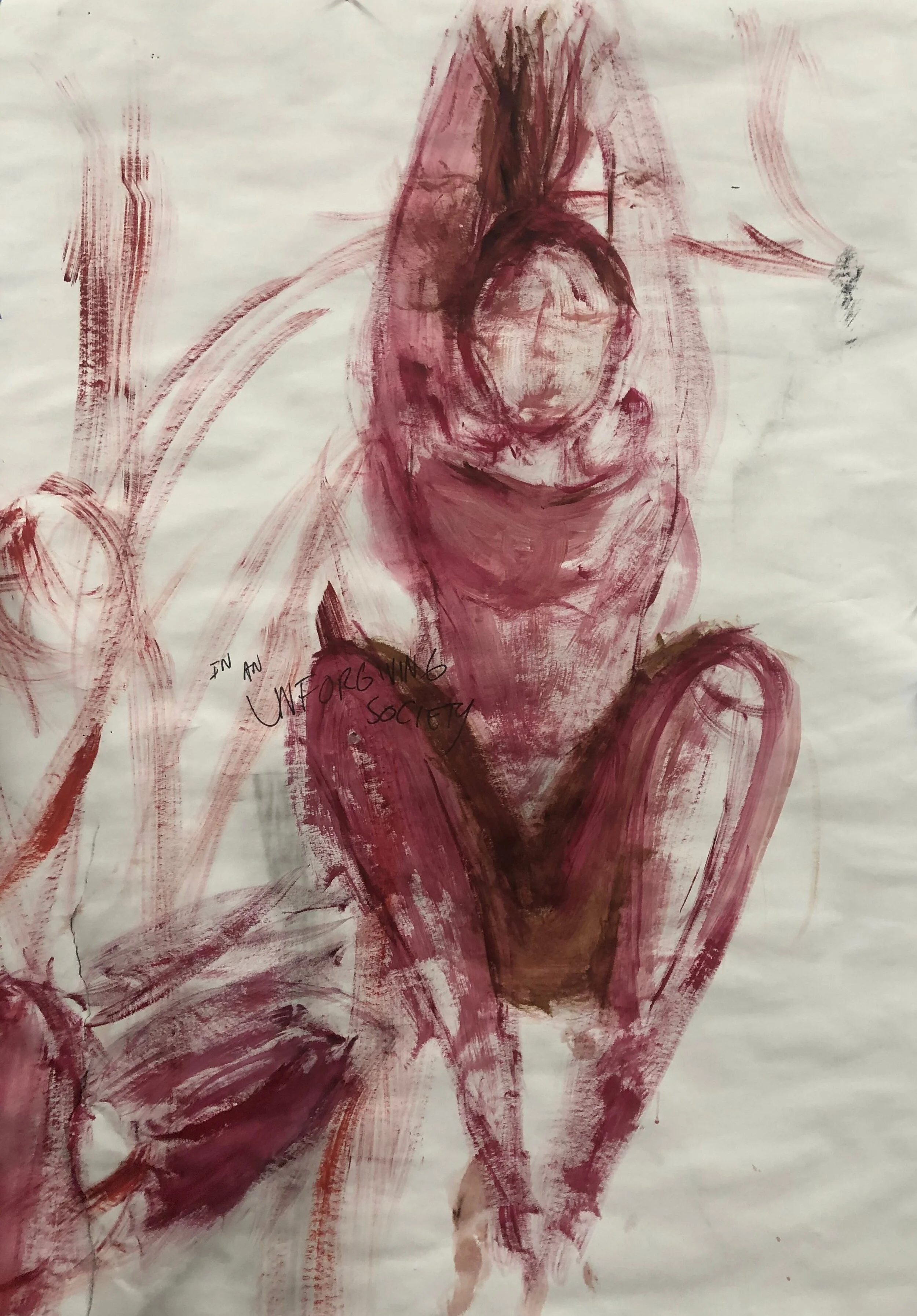 McDougall, Maddie. Stil & Silent (study) Acrylic on Paper. 2021.