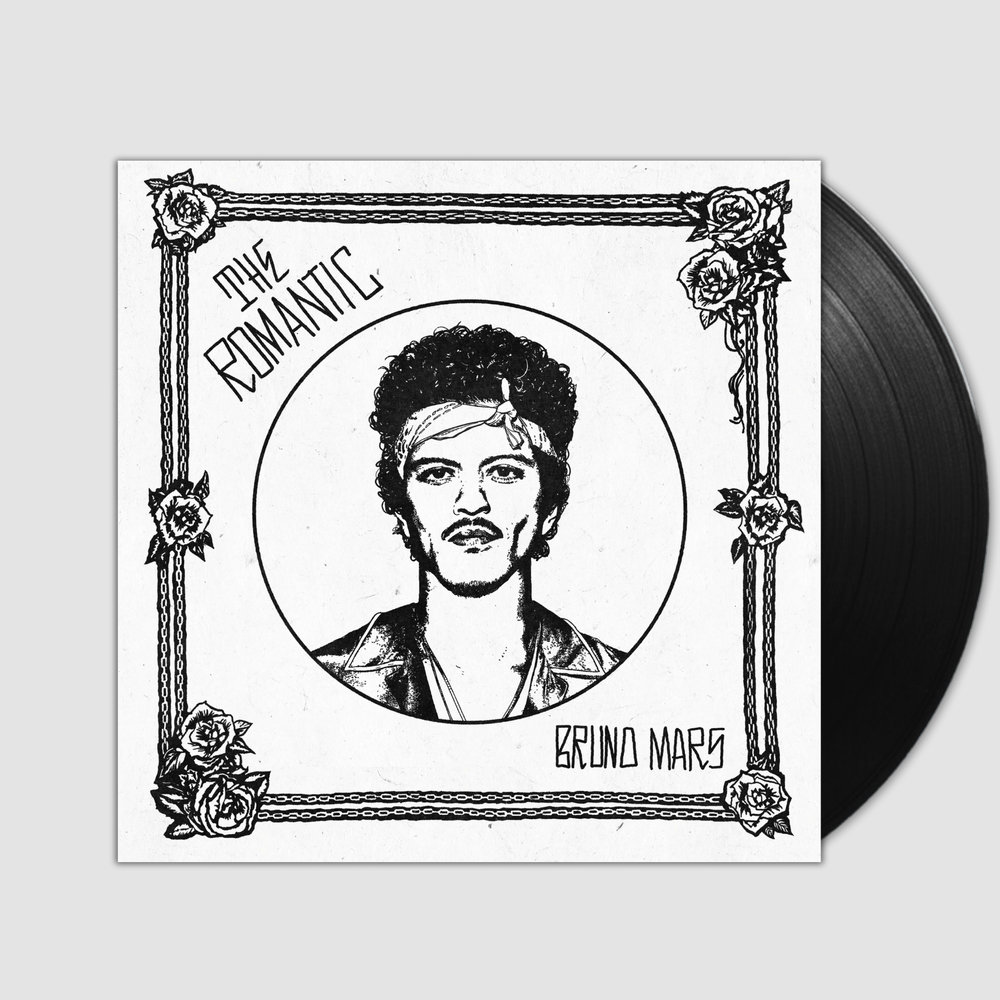 The Romantic- Bruno Mars Indie Exclusive Translucent Red Vinyl LP