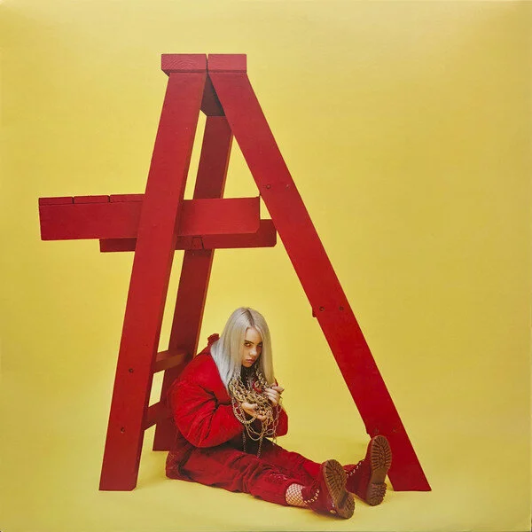 Billie Eilish レコード　red vinyl i love billie to death but the vinyl colors being THIS