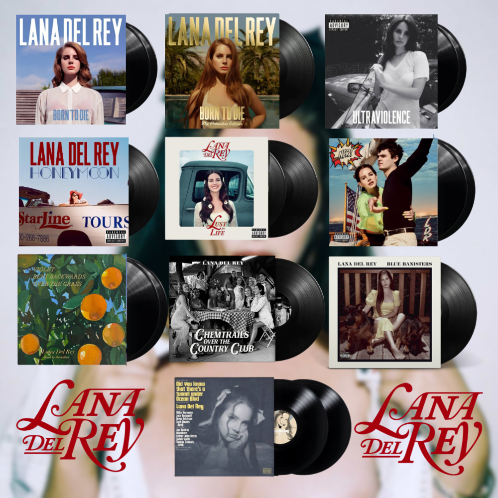 Lana Del Rey Complete Vinyl Collection — Vertigo Vinyl