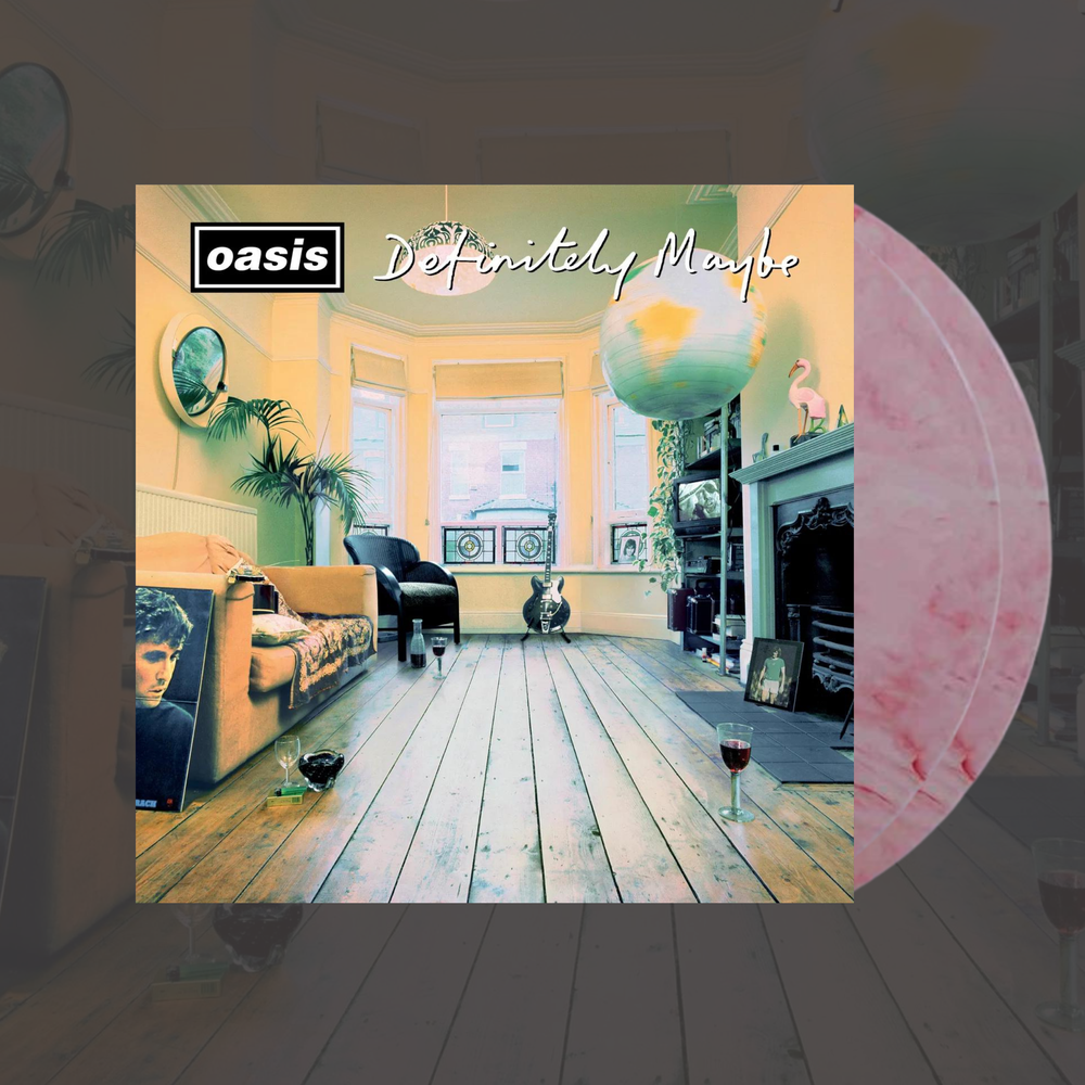 Definitely Maybe- Oasis 30th Anniversary Edition Pink and
