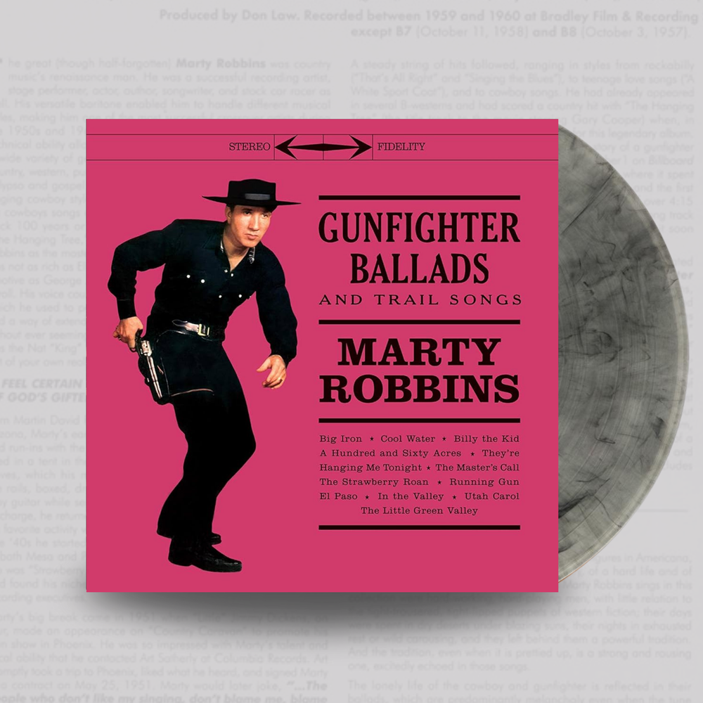 Gunfighter Ballads And Trail Songs- Marty Robbins Smoky Vinyl LP