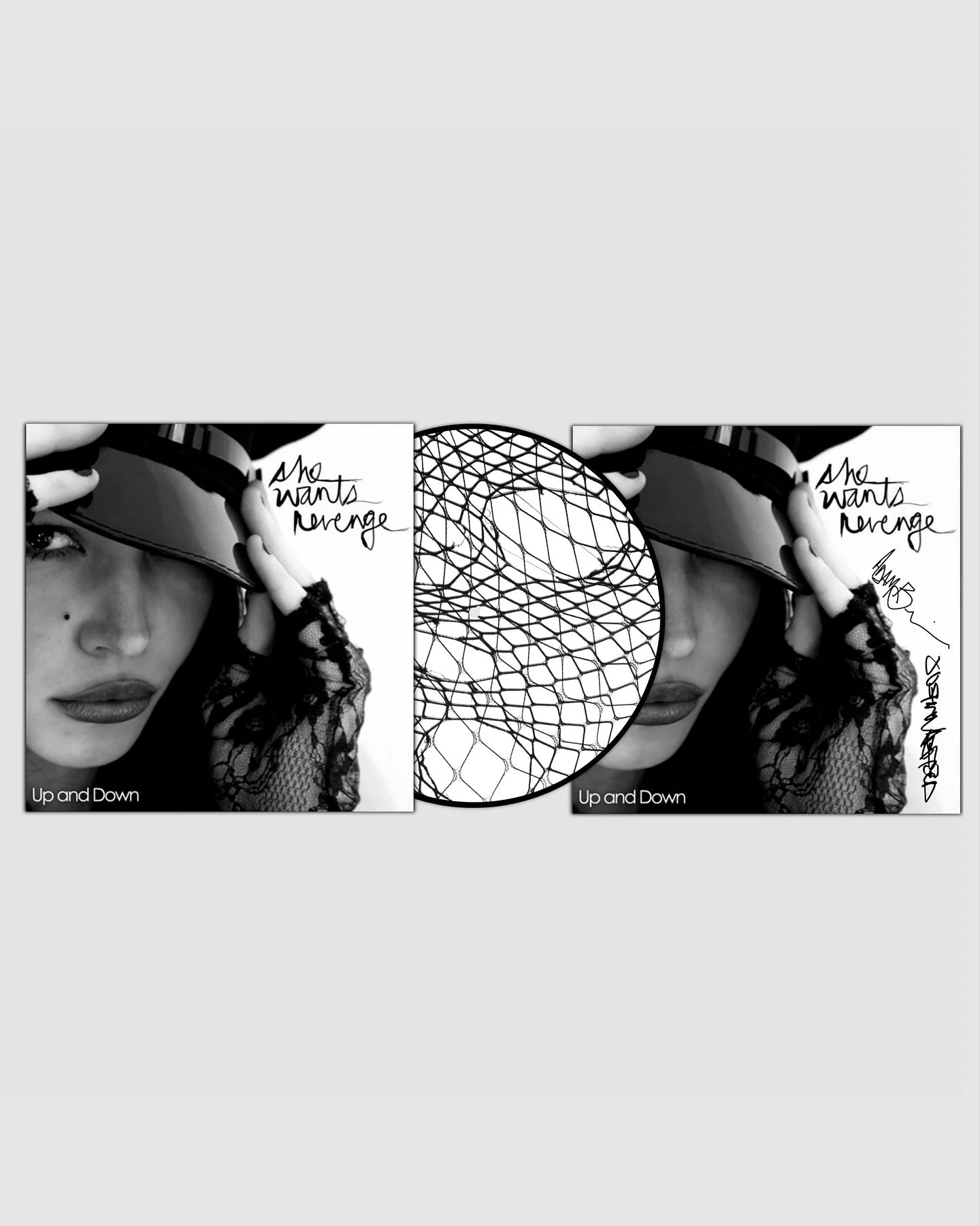@vertigo.vinyl x @shewantsrevenge 

&ldquo;Up and Down&rdquo; by She Wants Revenge gets it&rsquo;s debut vinyl release, pressed on Fishnet Picture Disc vinyl. This release is available for 72 hours in unlimited quantities, once the time is up, these 