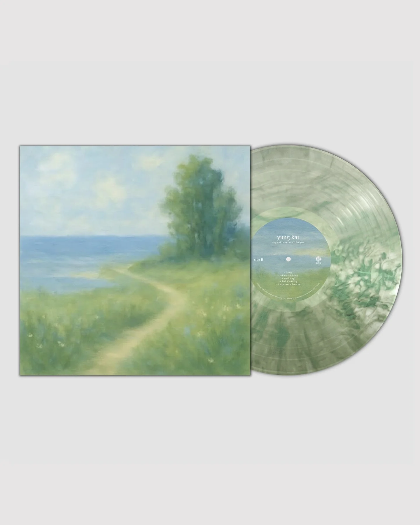@vertigo.vinyl x @ykaizzk 

VV Exclusive: &ldquo;stay with the ocean, I&rsquo;ll find you&rdquo; by Yung Kai, pressed on &ldquo;Iridescent Watercolor Green&rdquo; vinyl and limited to only 500 copies. This release will not get repressed, only at VV.
