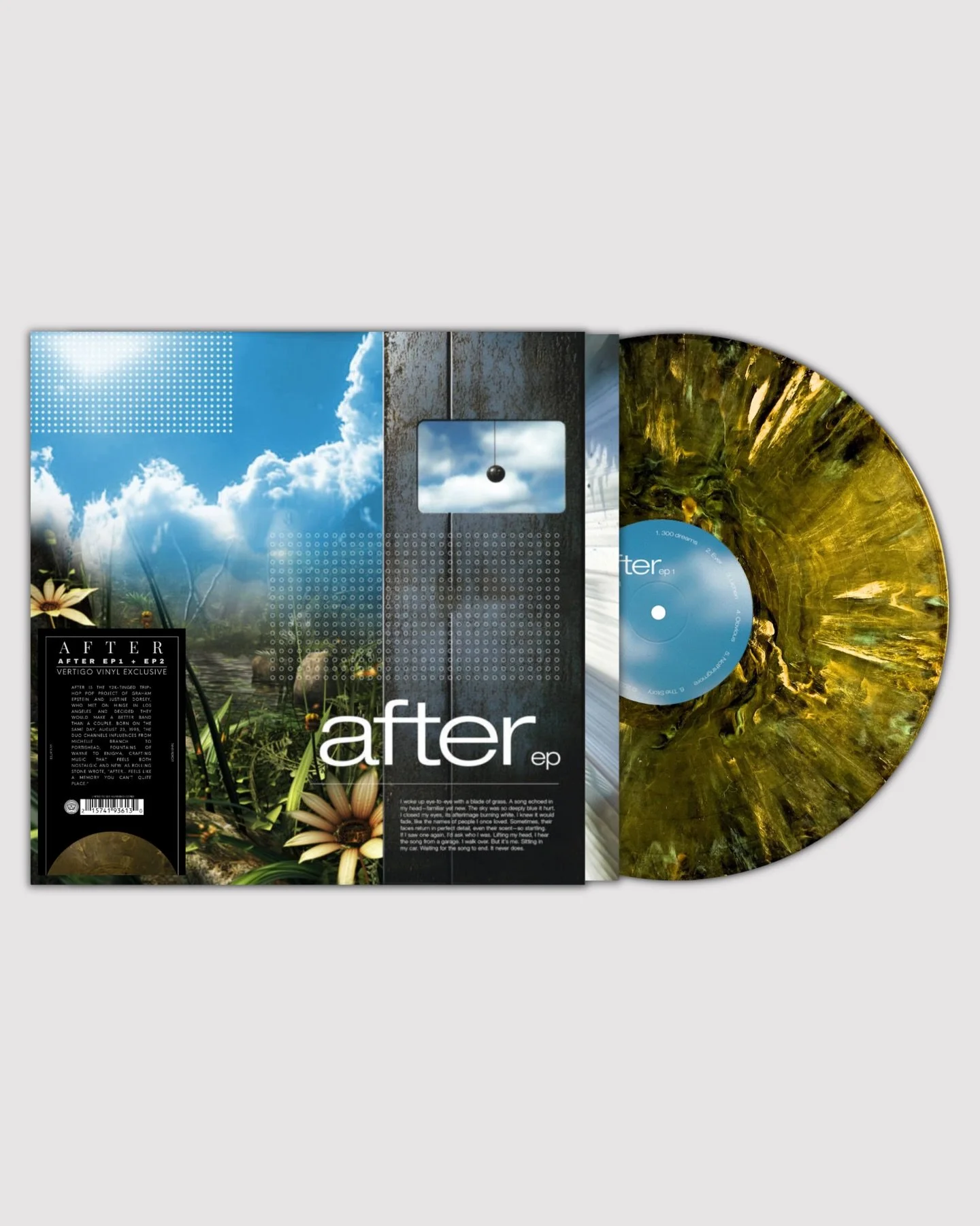 @vertigo.vinyl x @aftertheband 

VV Exclusive: &ldquo;EP1 + EP2&rdquo; by After pressed on &ldquo;Lichen&rdquo; vinyl. Limited to only 500 hand numbered copies, once it&rsquo;s sold out, this variant will not be repressed.
