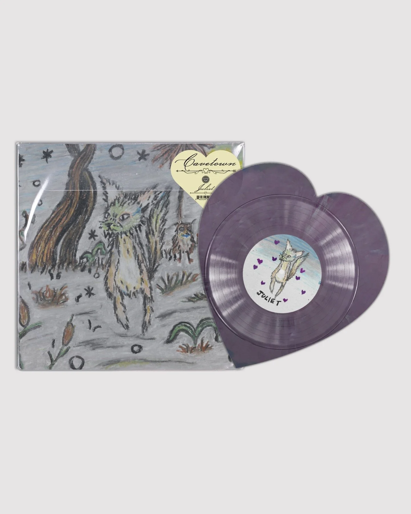 @vertigo.vinyl x @lemon.socks 

VV Exclusive: Juliet by Cavetown

After garnering more than 350 million streams, VV presents, for Valentine&rsquo;s Day, &ldquo;Juliet&rdquo; on a purple marble eco heart shaped vinyl single, this release is available 