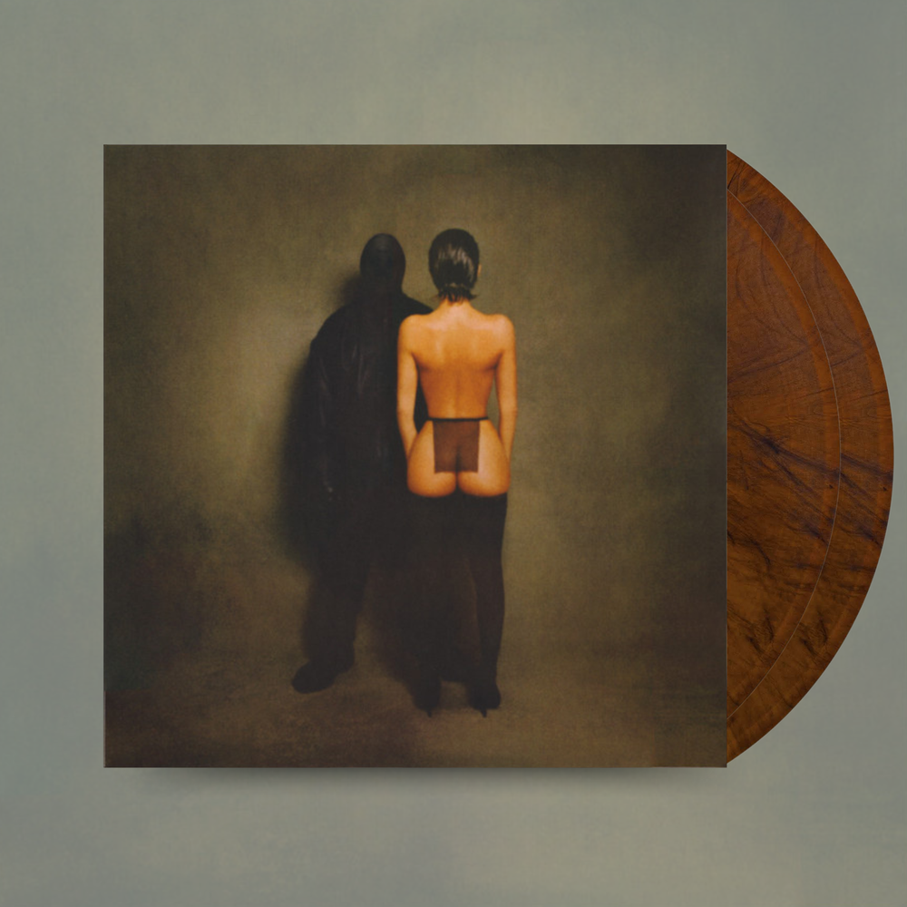 Vultures 1- Kanye West, Ty Dolla Sign Brown Marble LP — Vertigo Vinyl