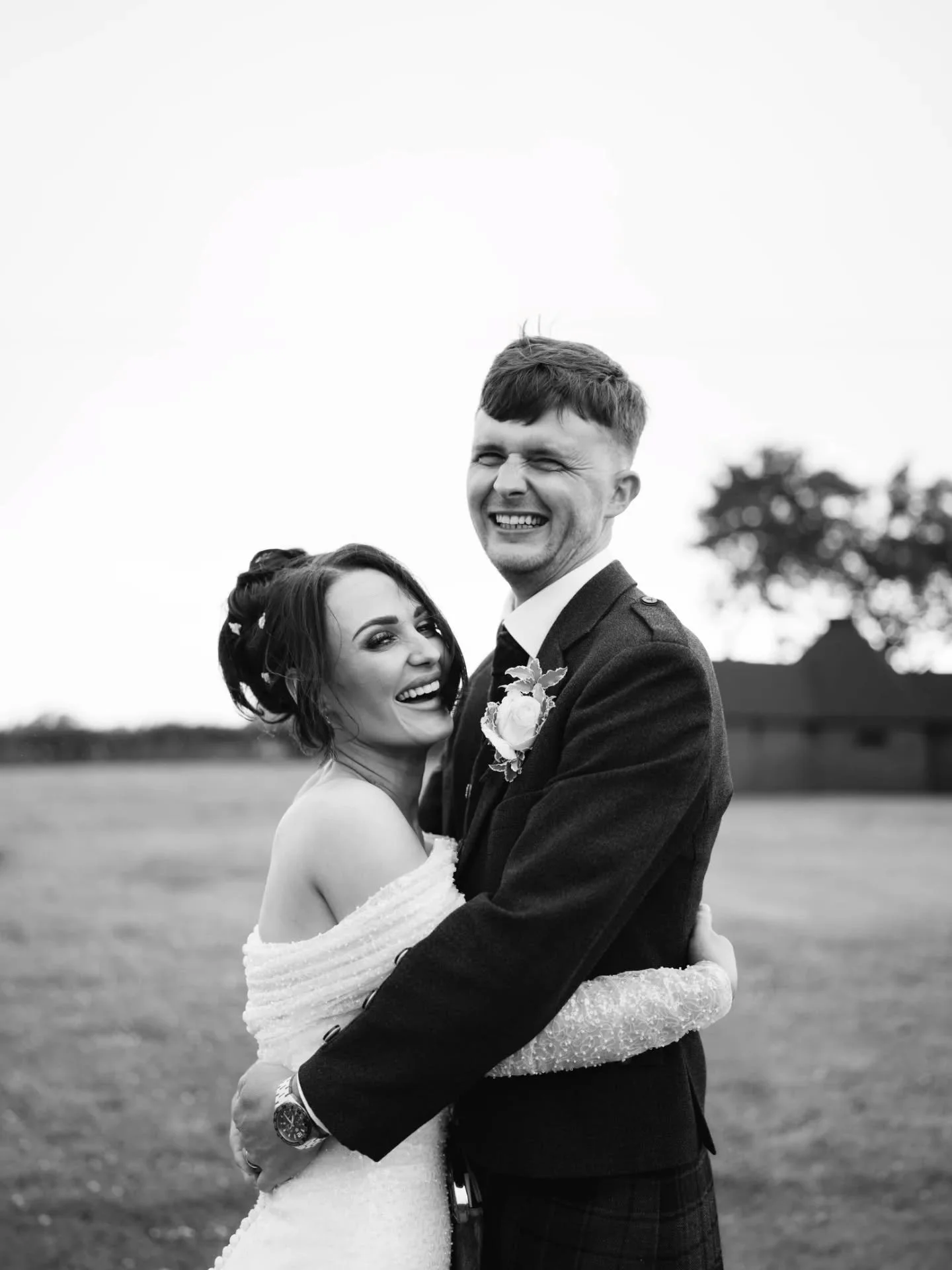 Everytime we look at these pictures of Chris + Alyson we just feel pure joyful. The weather was dull this part of the day, we had spent about 20 minutes doing some couples photos and these were the last ones taken. Barrels of laughs together (Dan and