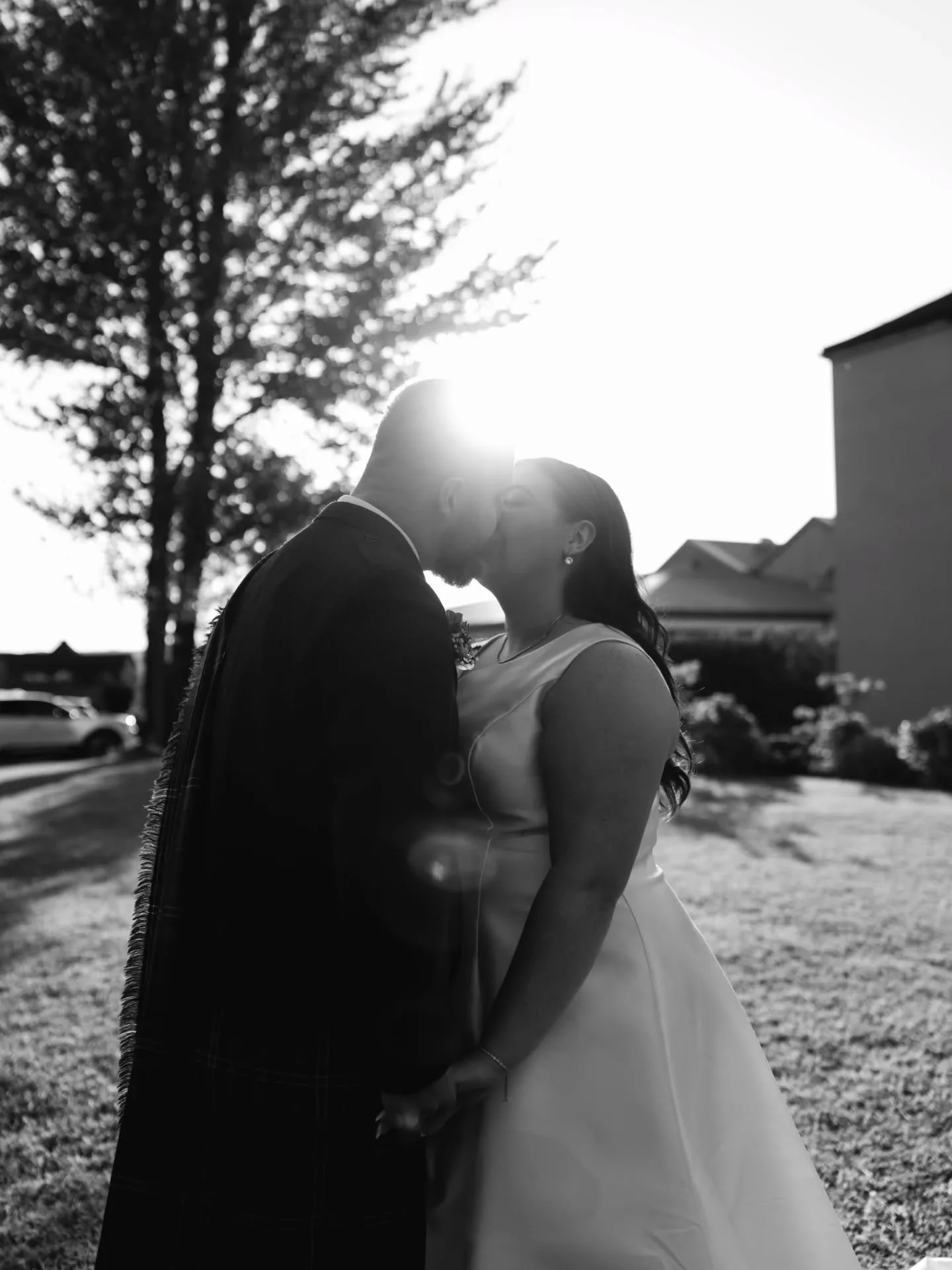 The most colourful wedding on the hottest day of the year☀️

Katie + Allan's wedding day was a full display of fun, colour, joy and brought the heat - literally 🥵 
Fighting the elements on the hottest day of the year so far, both were as cool as a c