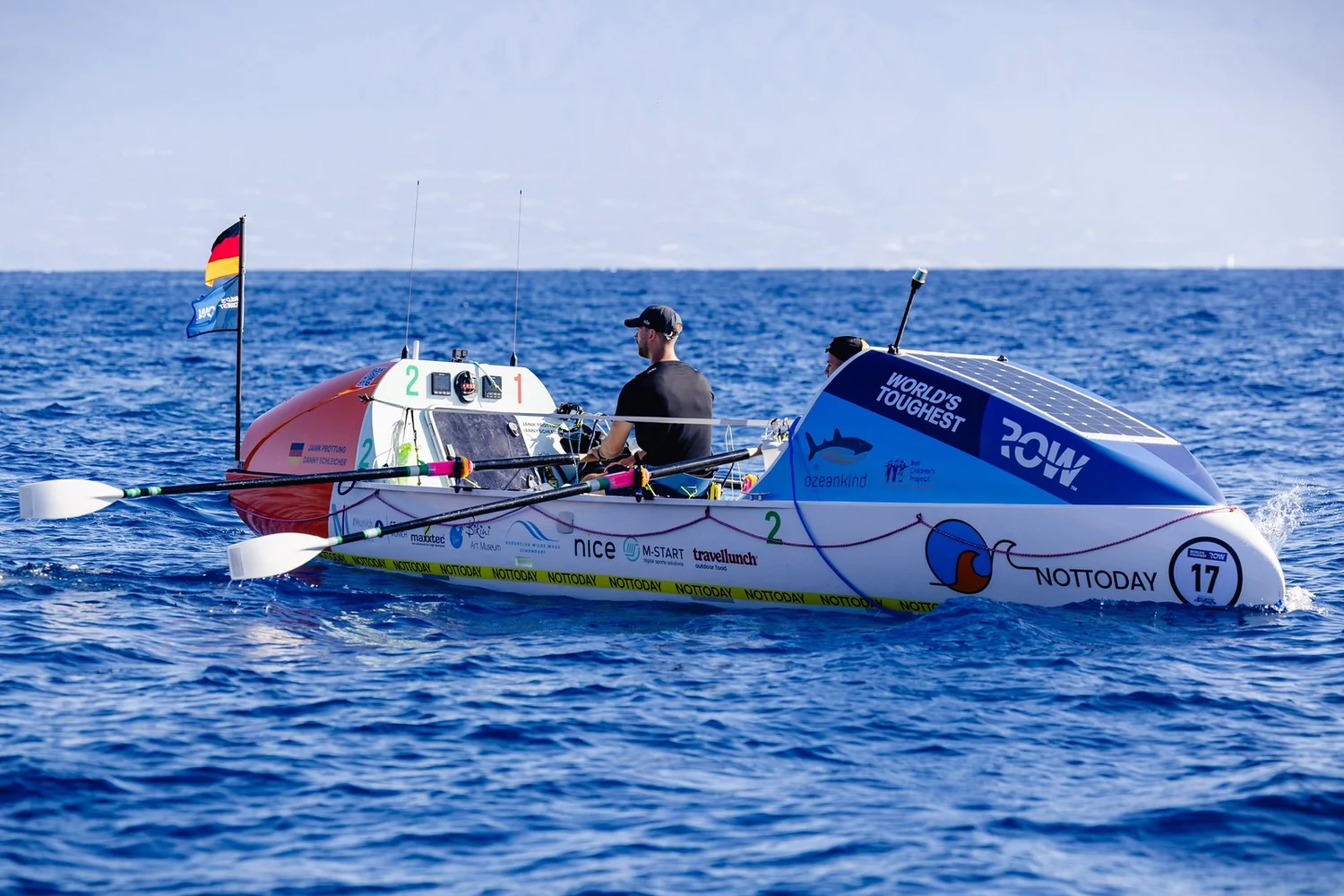 Inside Ocean Rowing Boat