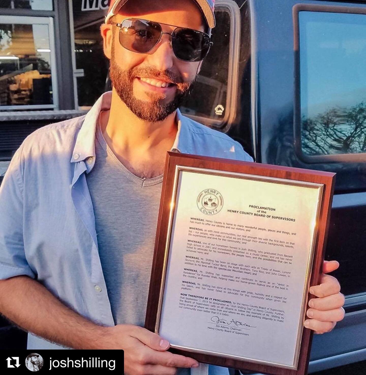 Party time! ☀️

#Repost @joshshilling
・・・
We're celebrating Labor Day today, but don't y'all forget to party a little for September 7th, Josh Shilling Day back home in Virginia! 😎 What an honor! Still can't believe that happened 🤯 Be safe you guys!