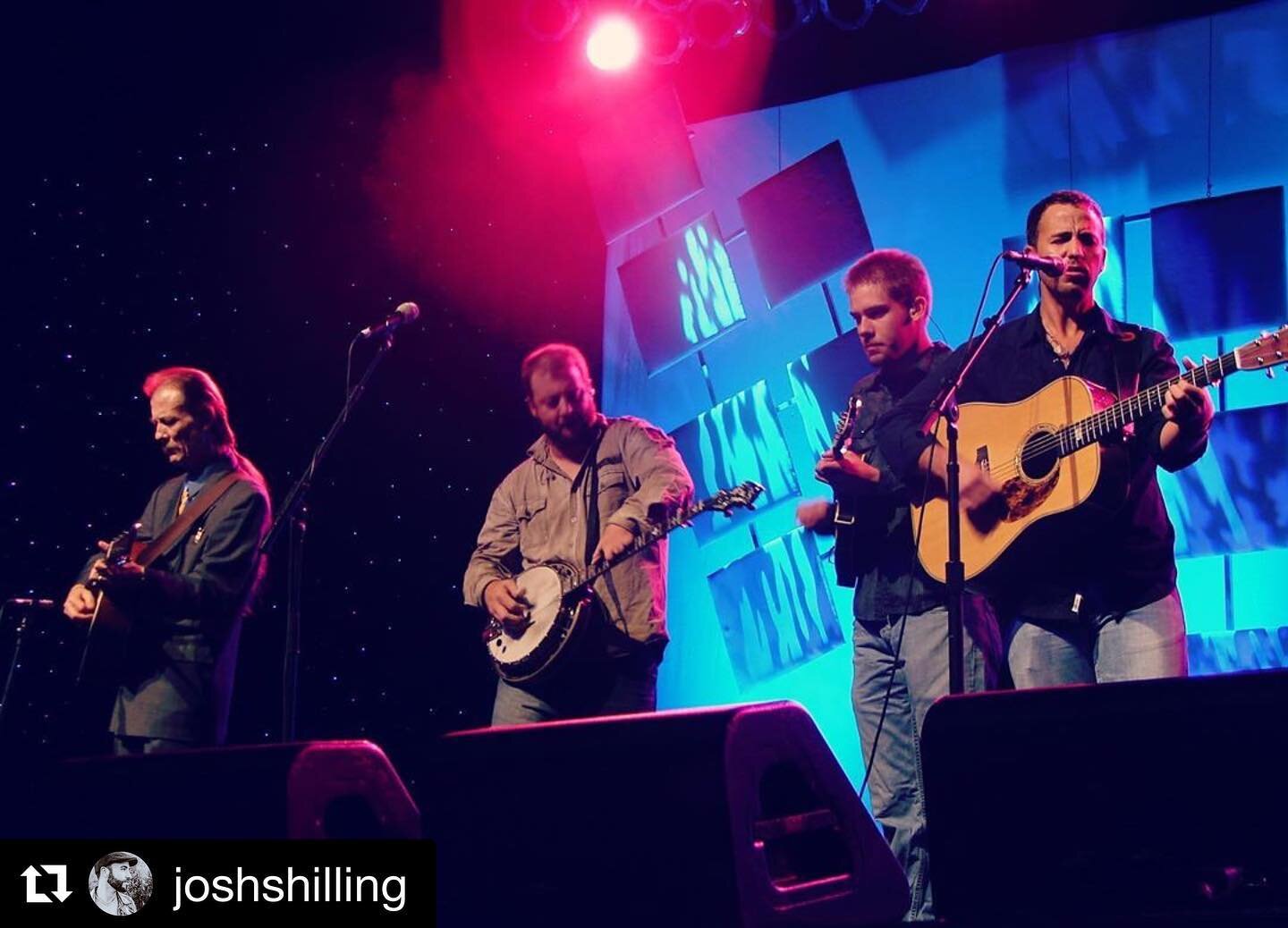 #Repost @joshshilling
・・・
#tbt to a Nashville @intlbluegrass performance with the incomparable #TonyRice &amp; @mountainheartband 🙌