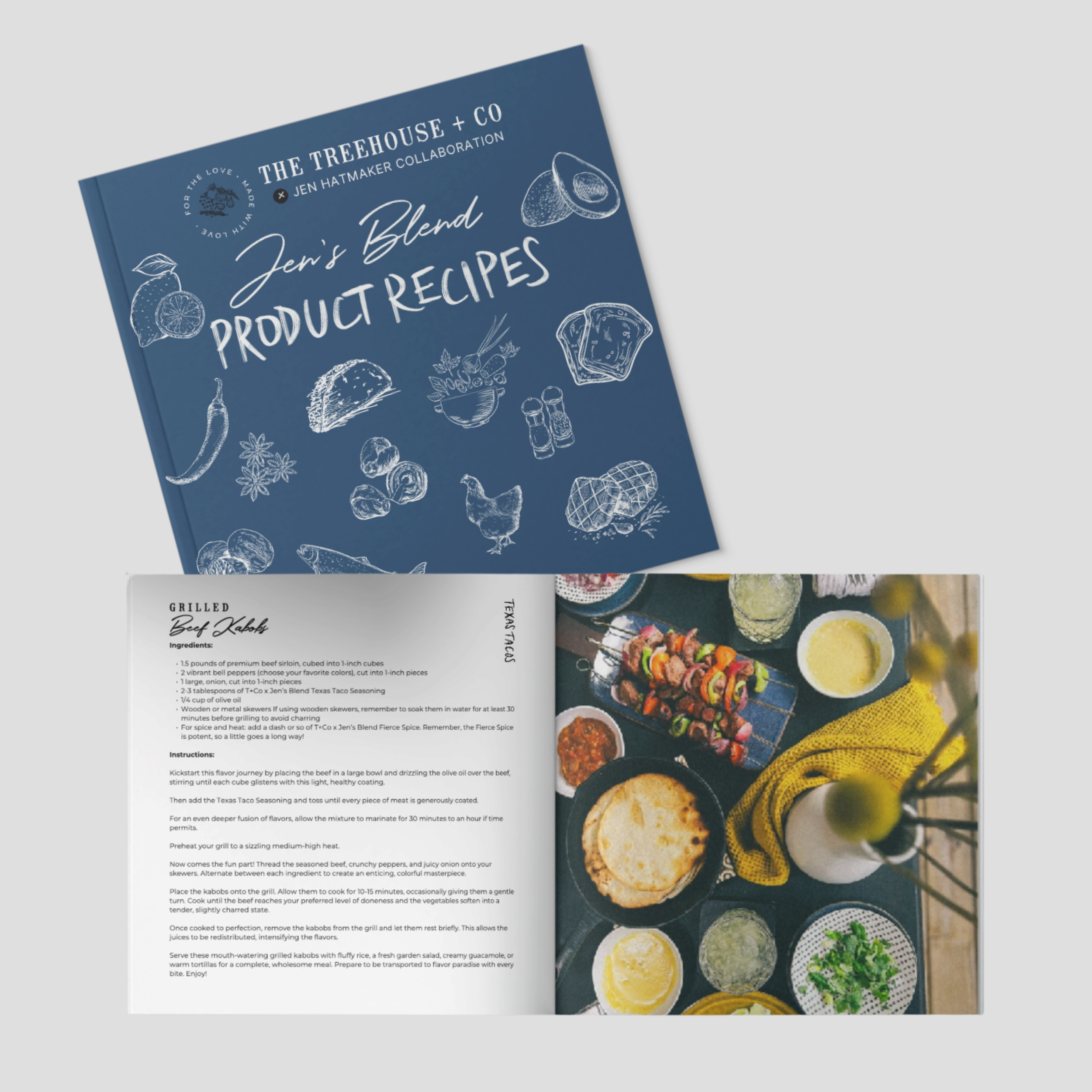 Jen's Blends Cookbook Cover and Inside.png