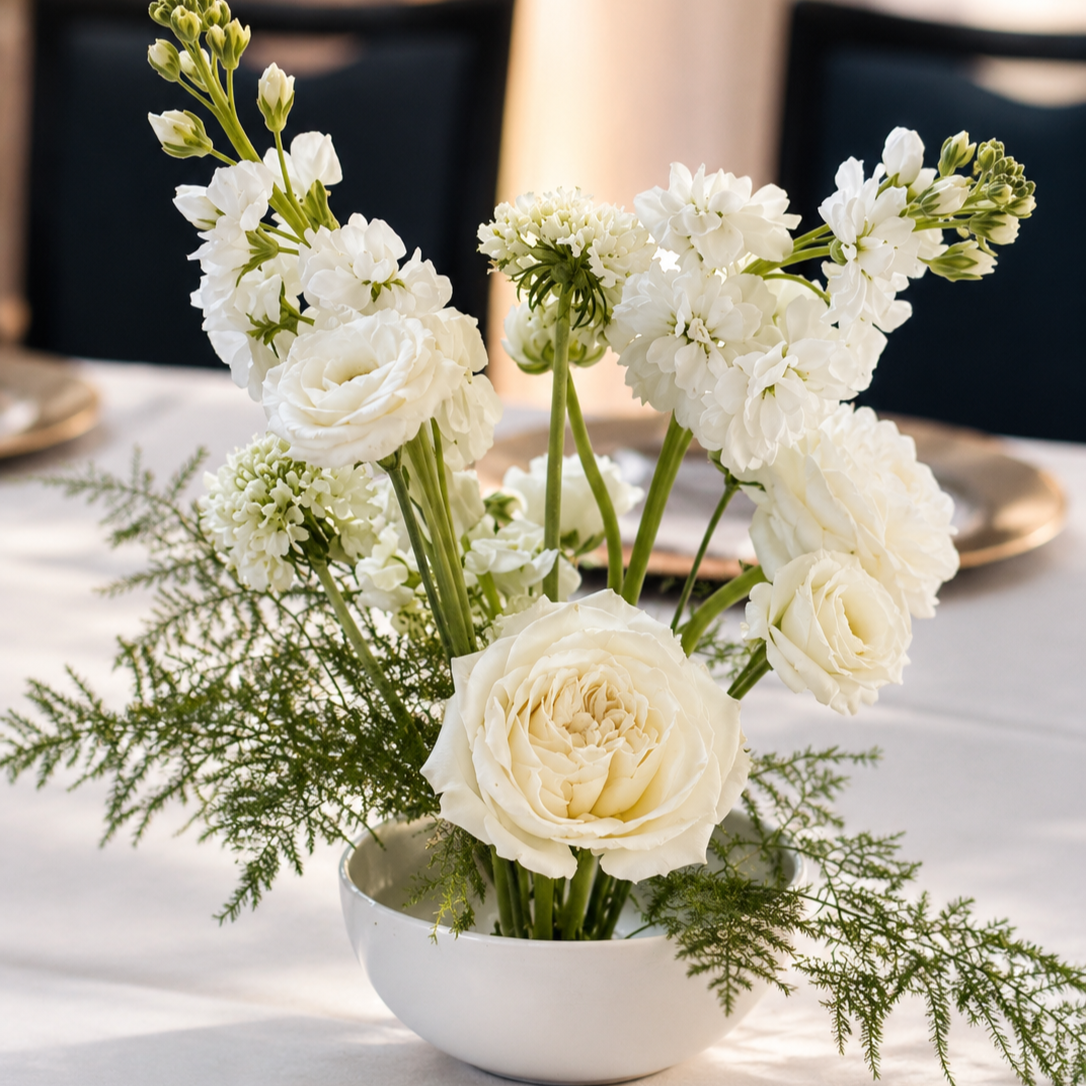 A pinfrog floral design