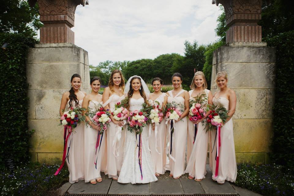 Peyton and her wedding party
