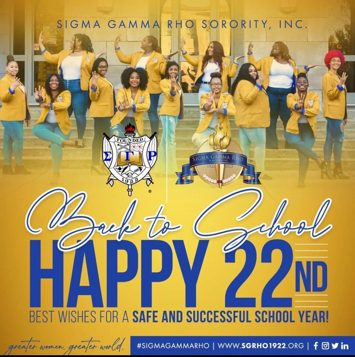 &ldquo;Education is the most powerful weapon which you can use to change the world.&rdquo; - Nelson Mandela

On this 22nd day of August, Sigma Gamma Rho Sorority, Inc. and LGS would like to highlight ALL educators who are making an impact! 

#SigmaGa