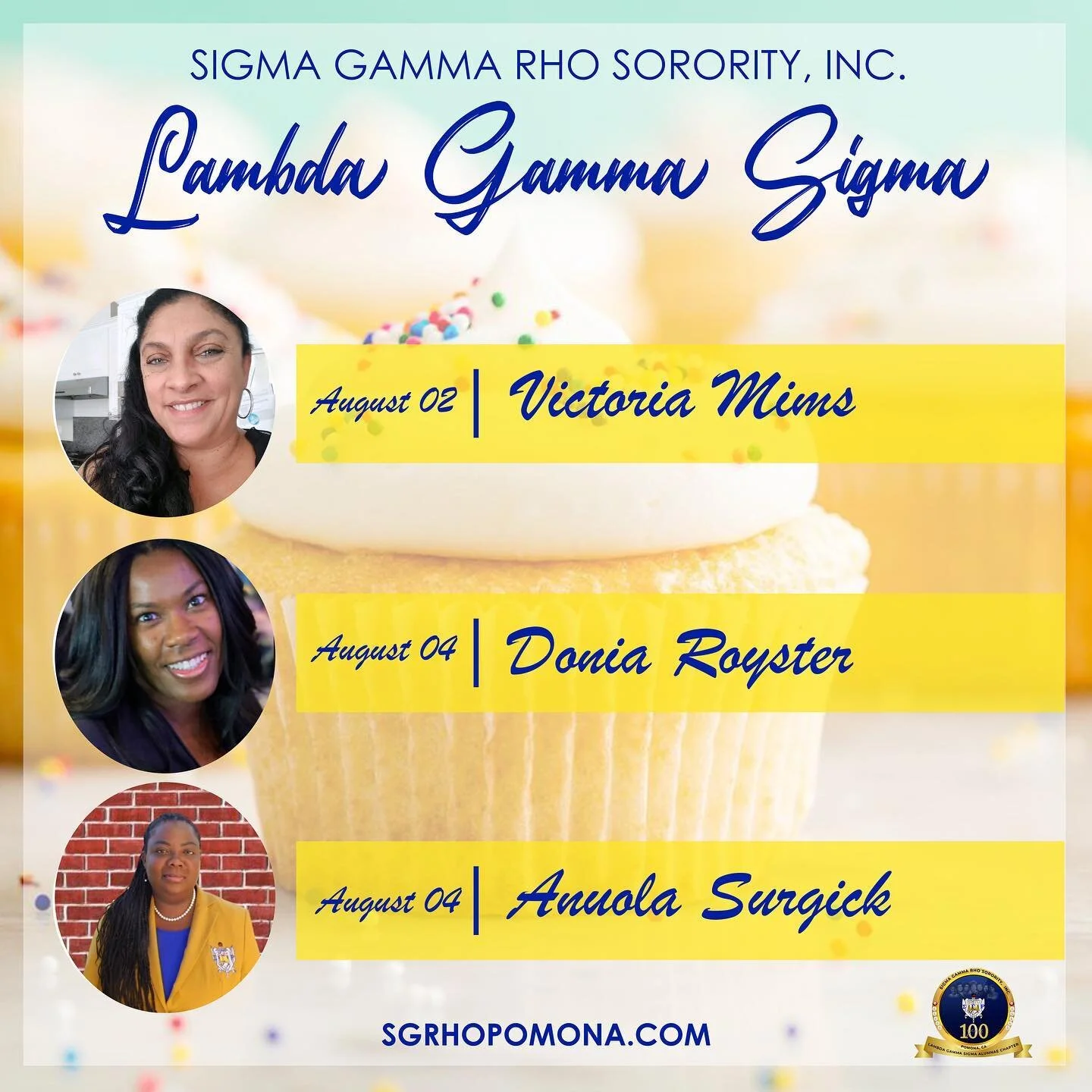 It&rsquo;s August Baby Takeover!! LGS would like to send a special birthday shoutout to all our August Sorors! 💙💛 We love you and hope you had a great birthday month! 

@newyork_to_cali 
@duct_tape_goddess 
@_blaireee 
@_prettychocolatethang 
@thee