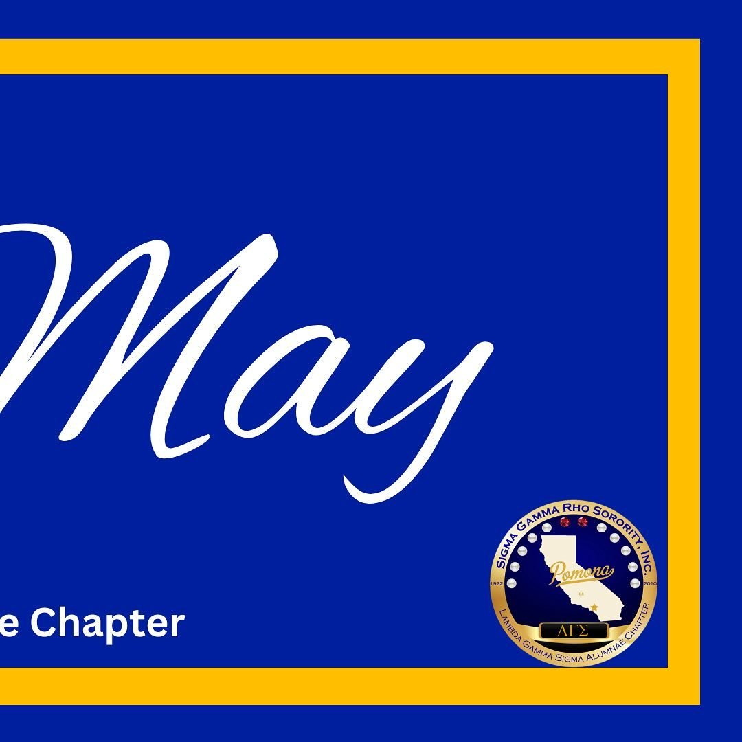 Welcome May!! It&rsquo;s our charter month!!! 🫶🏾👏🏾