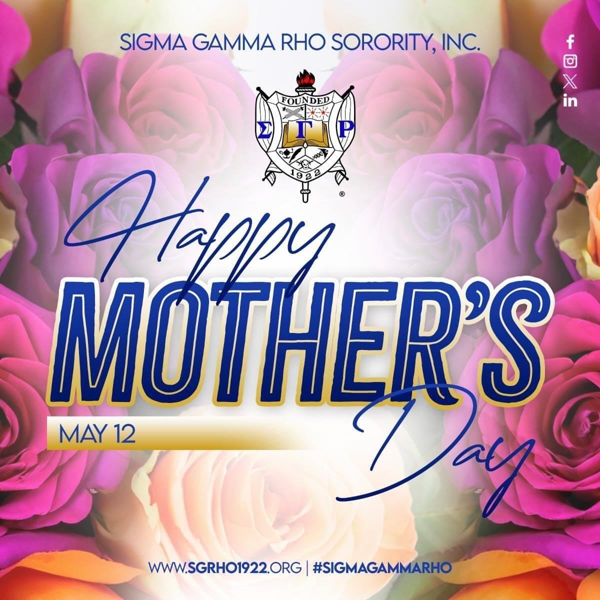 Happy Mother&rsquo;s Day from the Greater Women of Sigma Gamma Rho Sorority, Incorporated. 

Thank you for the work that you do to make your children #GREATER !

#SigmaGammaRho #MothersDay #GreaterWomenGreaterWorld