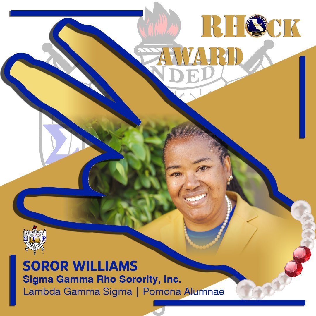 💛💙 Take a moment with us to celebrate a Soror who has been RHOcking it out for Lambda Gamma Sigma this month!

Let&rsquo;s give a resounding EE-YIP! for our November RHOck awardee...
🥁✨ Soror Felicia Williams!

Thank you for your hard work, dedica