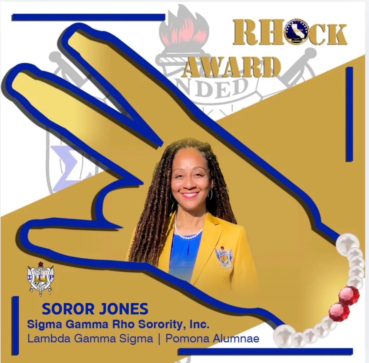 💙💛 S/O TO OUR SORORS FOR RECEIVING THE FIRST SET OF RHOCK AWARDS OF THE SORORITY YEAR!! 💙💛

💛💙These Sorors have been recognized for their extraordinary service. When we operate within our talents and strengths and SHOW UP WHERE IT COUNTS, the o