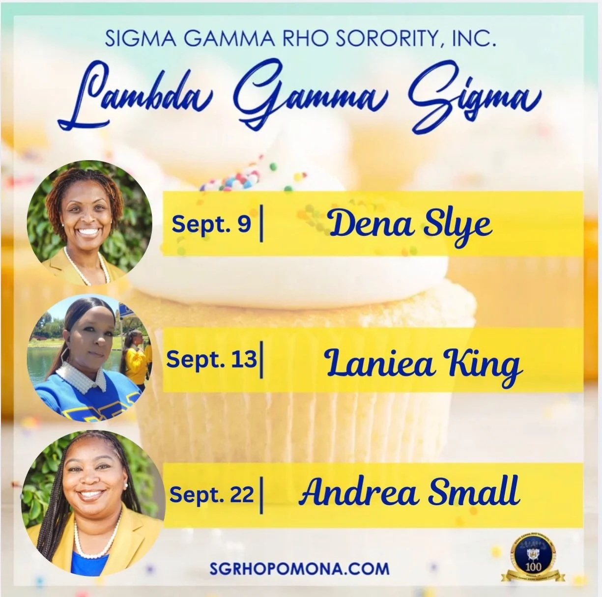 It&rsquo;s time to wish our Sorors with September Birthdays a very warm and welcoming HAPPY BIRTHDAY!! We hope you feel celebrated and loved on your special day!! 💛💙