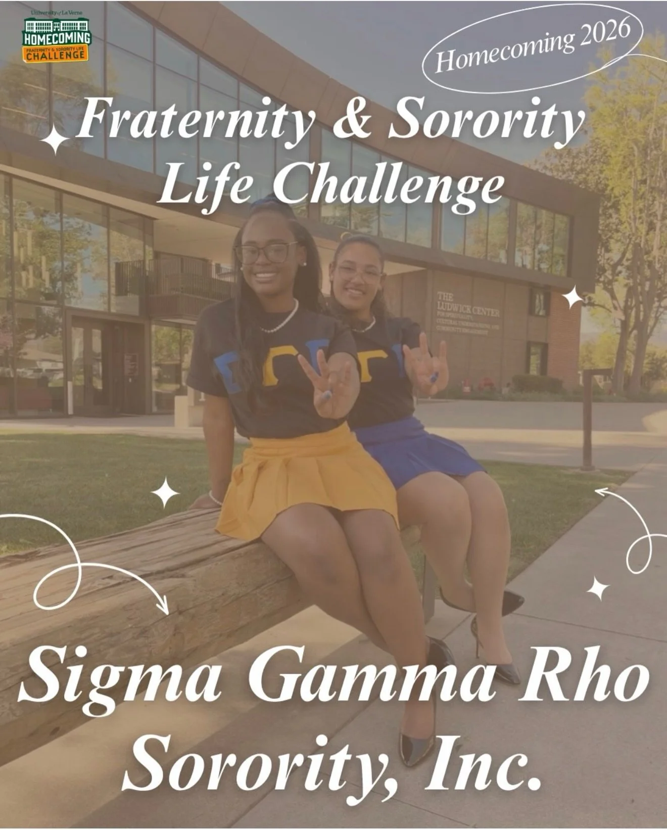 Repost From: @fsl.ulv 

The ULV Fraternity &amp; Sorority Life Challenge is here!
Help the Tau Nu chapter of Sigma Gamma Rho Sorority, Inc. win the $1,000 Challenge Prize

Here&rsquo;s how you can a help:
-Like this post
-Share this post with alumni,