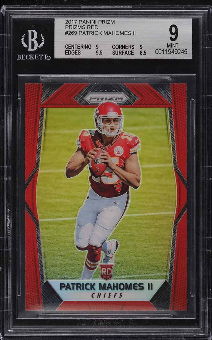 2017 Panini Prizm Red Prizms Patrick Mahomes II ROOKIE RC #269 BGS 9 MINT SIGN IN TO CONTACT PWCC</a>