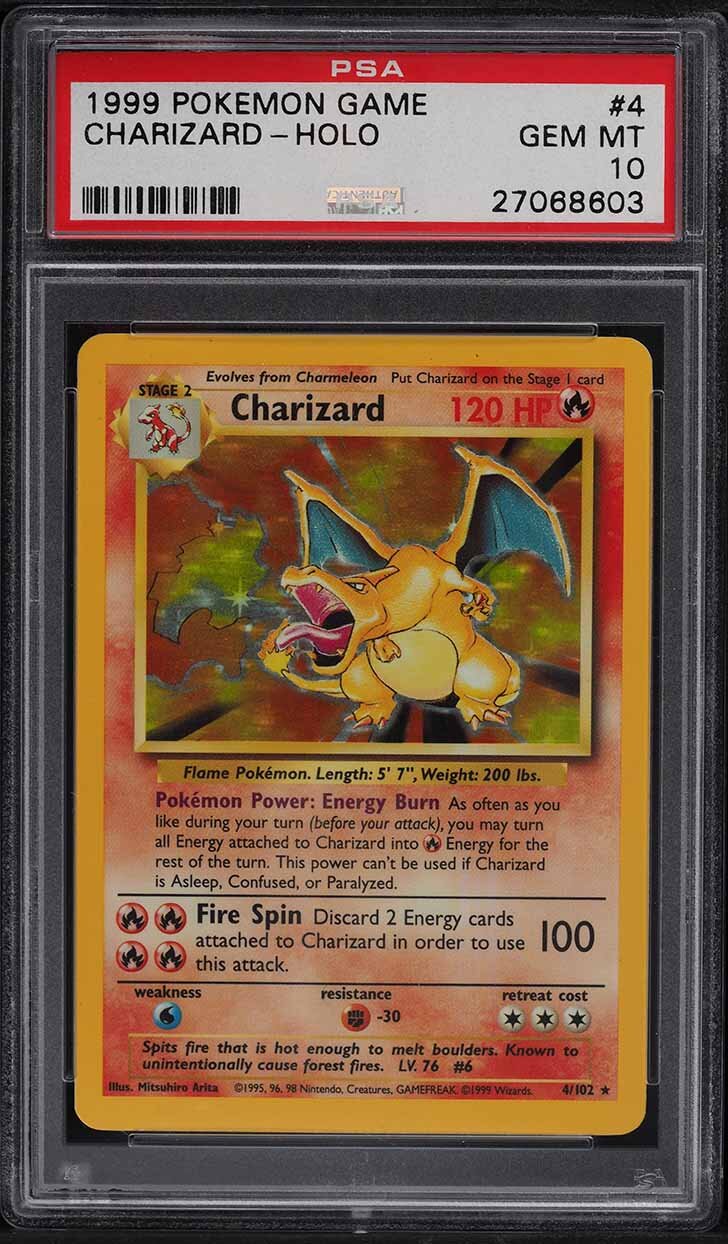 1999 Pokemon Game Holo Charizard #4 PSA 10 GEM MINTSIGN IN TO CONTACT PWCC</a>