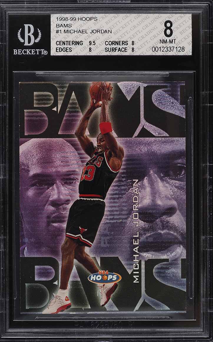 1998 HOOPS BAMS MICHAEL JORDAN /250 #1 BGS 8 NM-MT