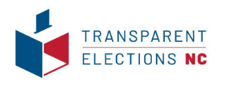 TRANSPARENT ELECTIONS NC