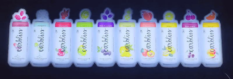 Carbliss custom LED sign with motion.