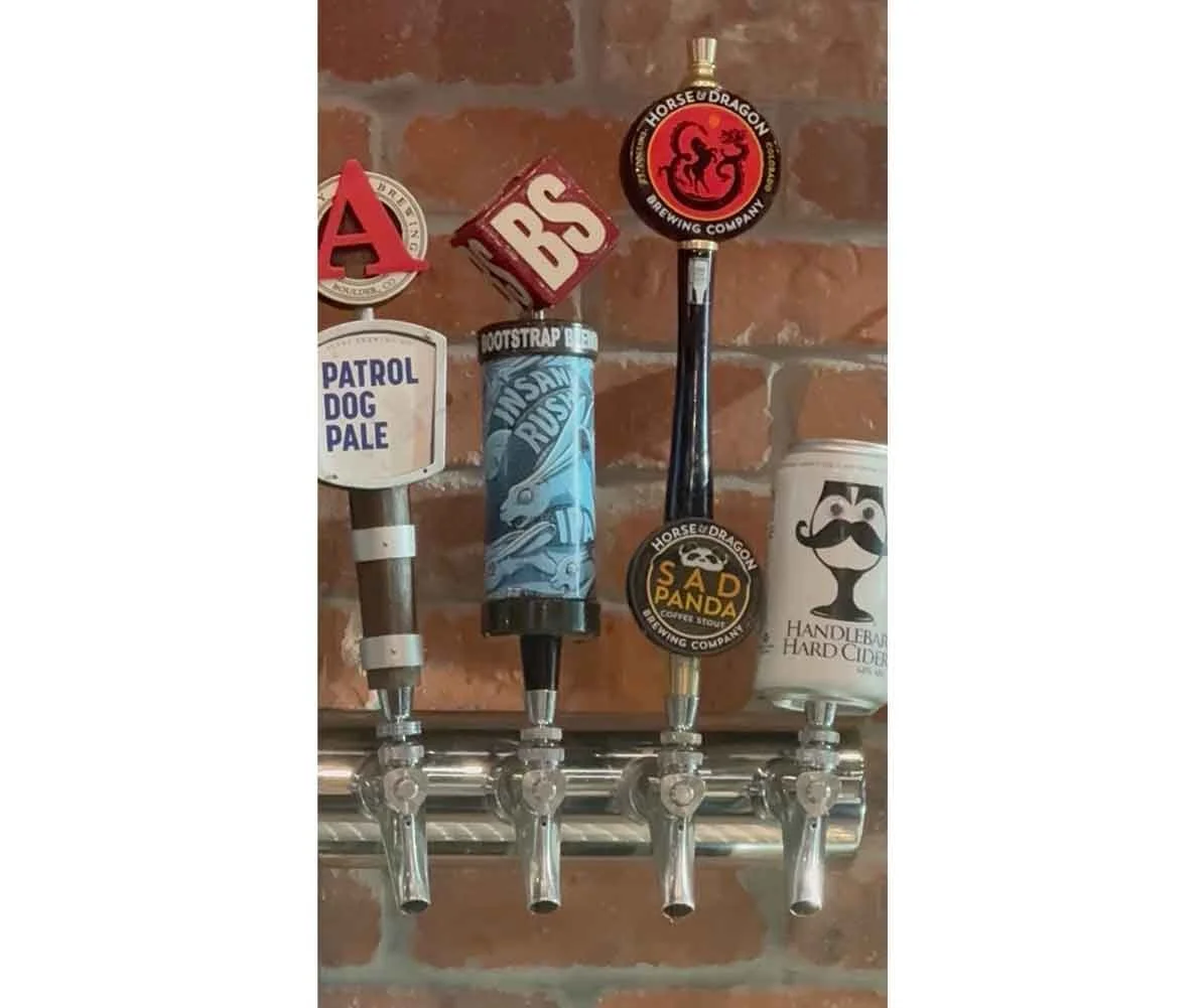 Bootstrap Brewery custom tap handle.