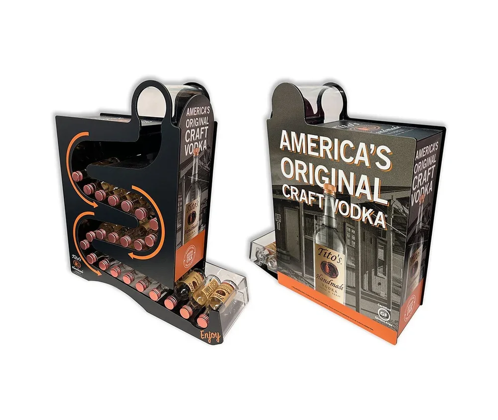 GRAVITY FEED DISPLAYS